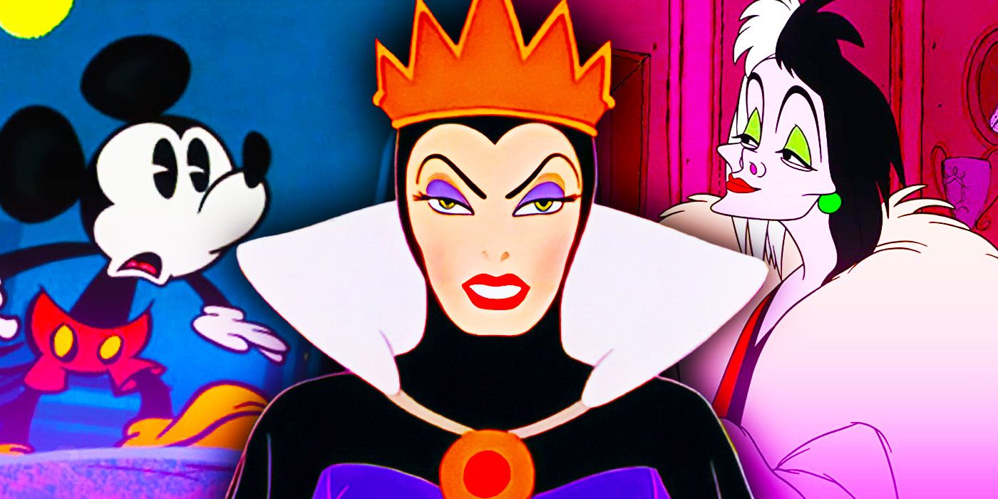 Mickey Mouse Evil Queen Cruella DeVille
