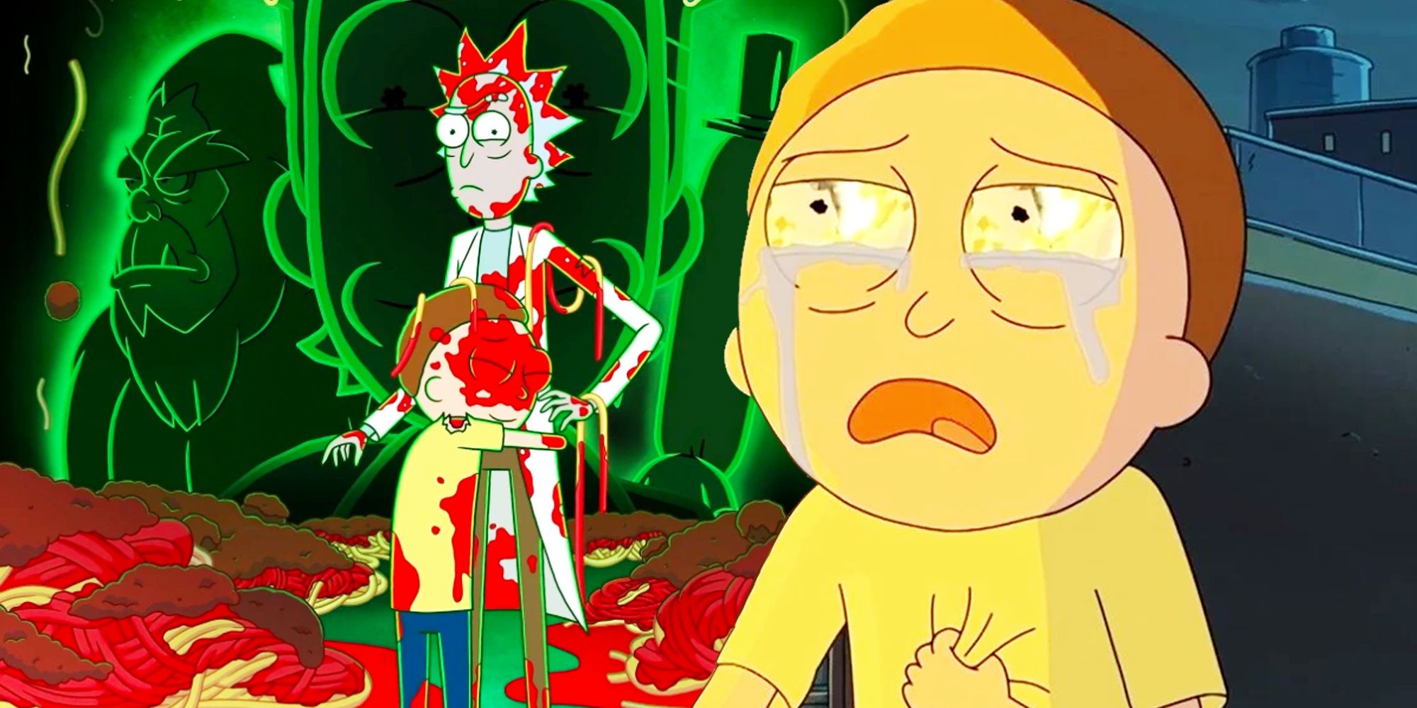Morty and the Rick and Morty season 7 poster