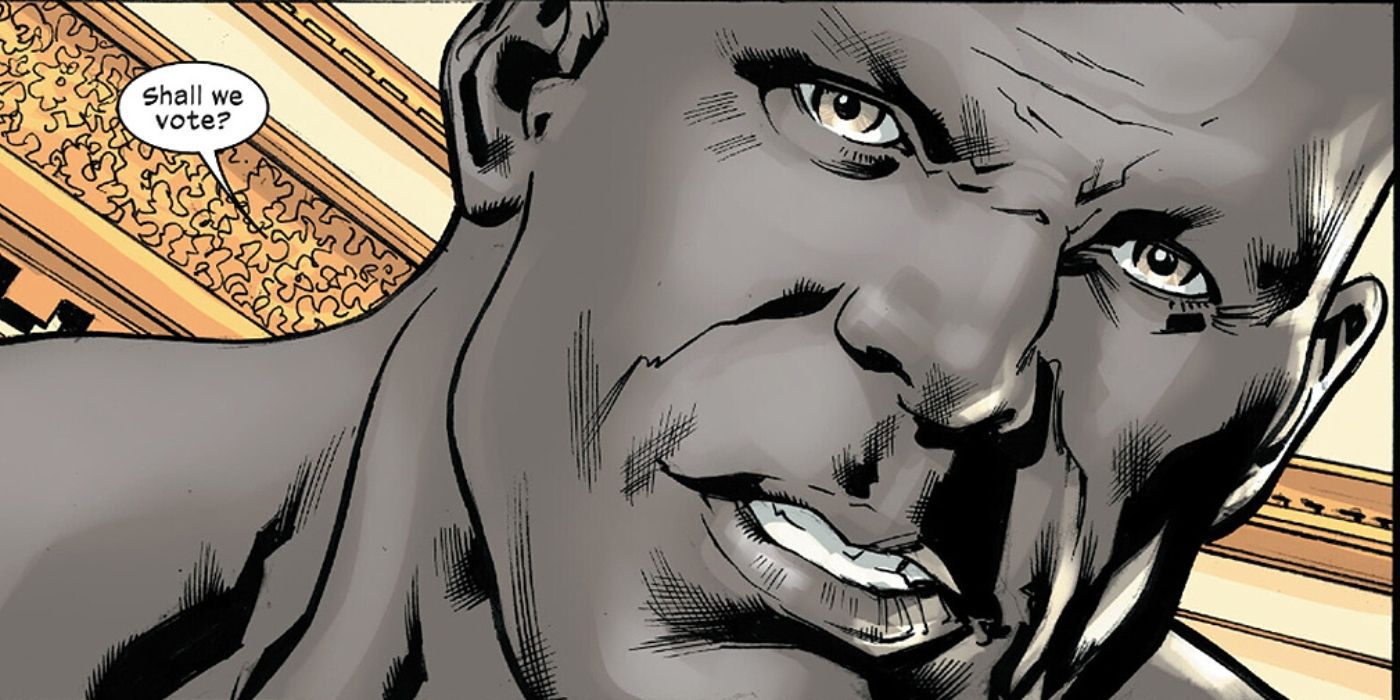 Hulk threatening the world with a vote.