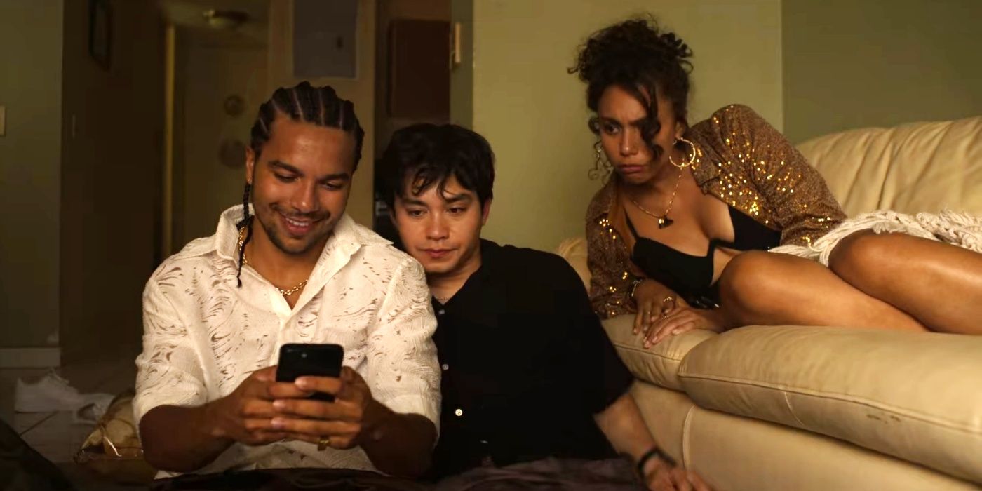 Santi, Felix, and Ness in Neon on Netflix.