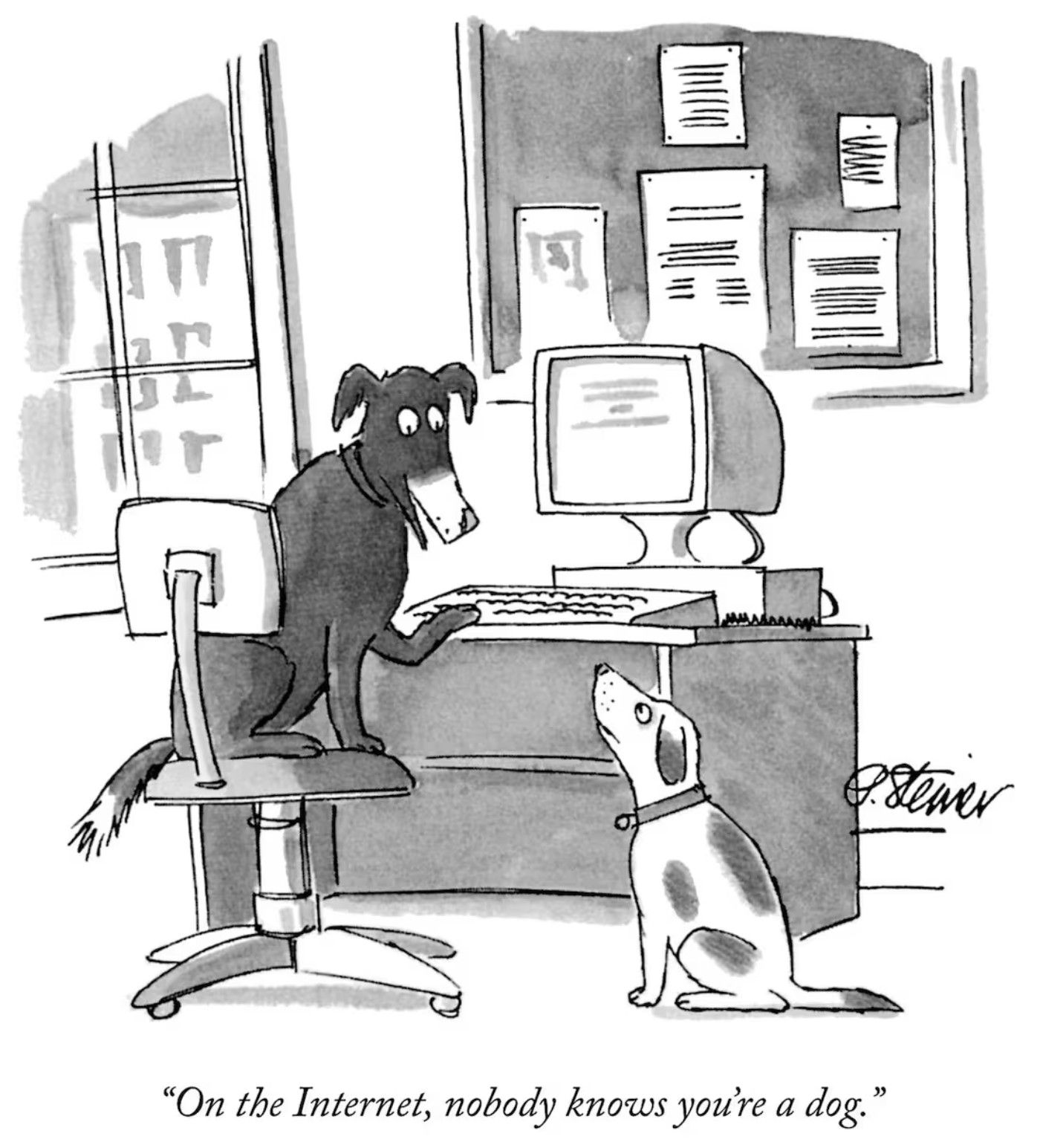 New Yorker Internet Dog Peter Steiner