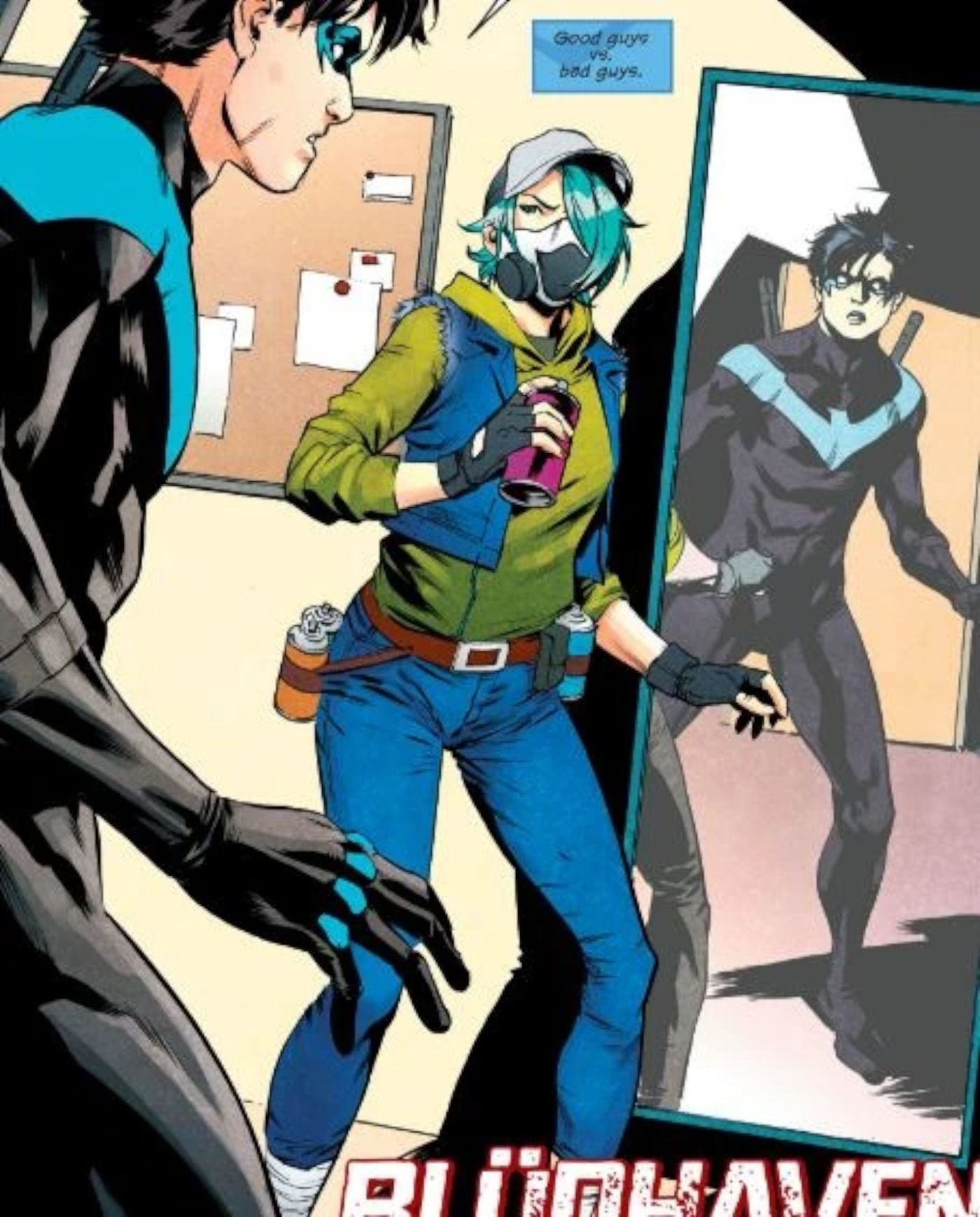 Nightwing and Shawn Tsang