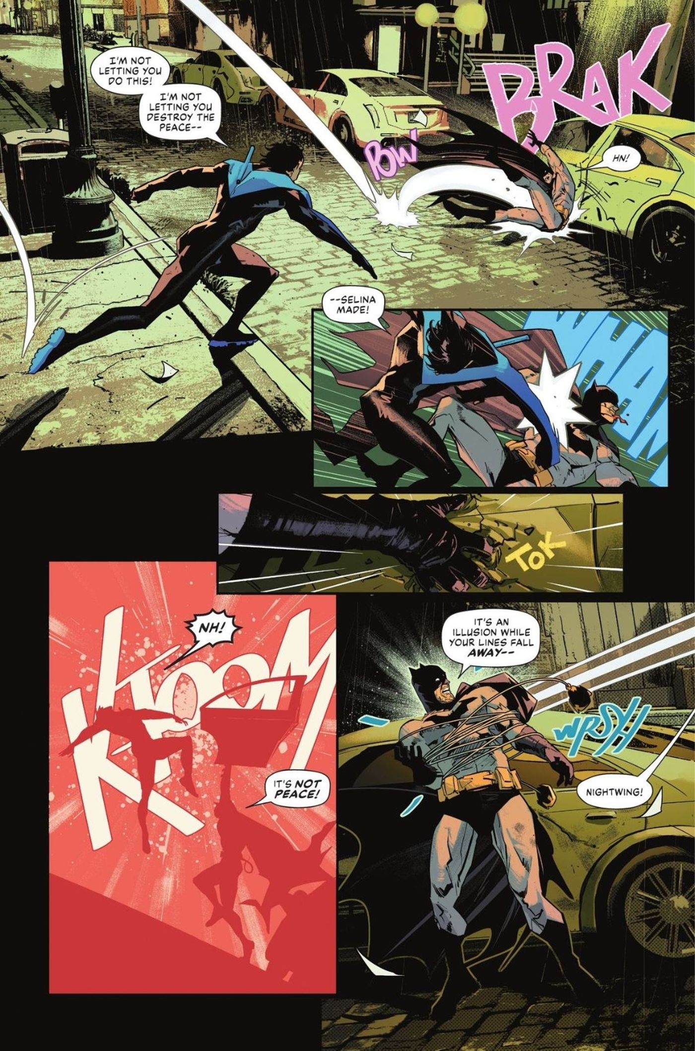 Nightwing vs Batman Fight DC