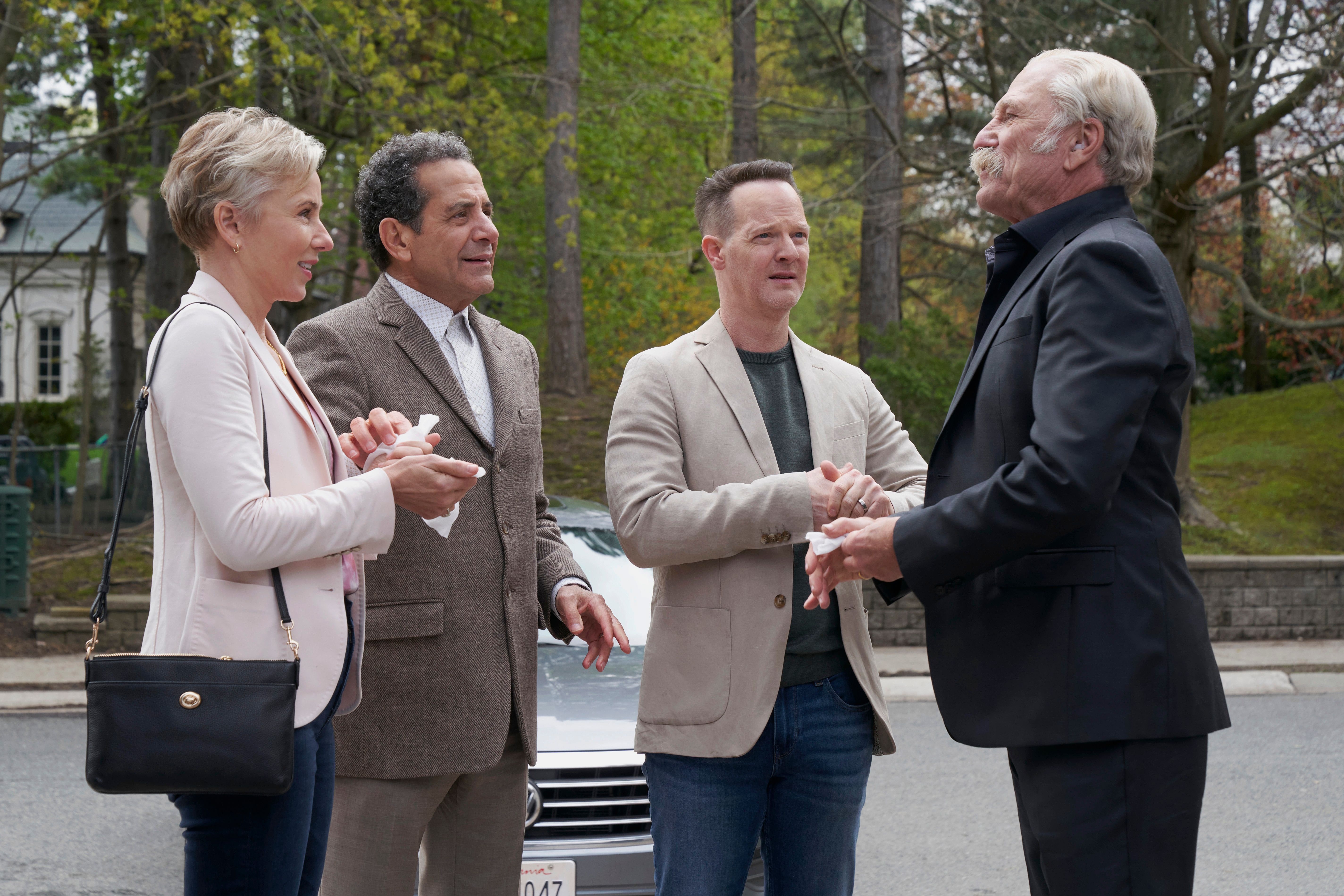 Tony Shalhoub and Monk team in Mr. Monk&rsquo;s Last Case