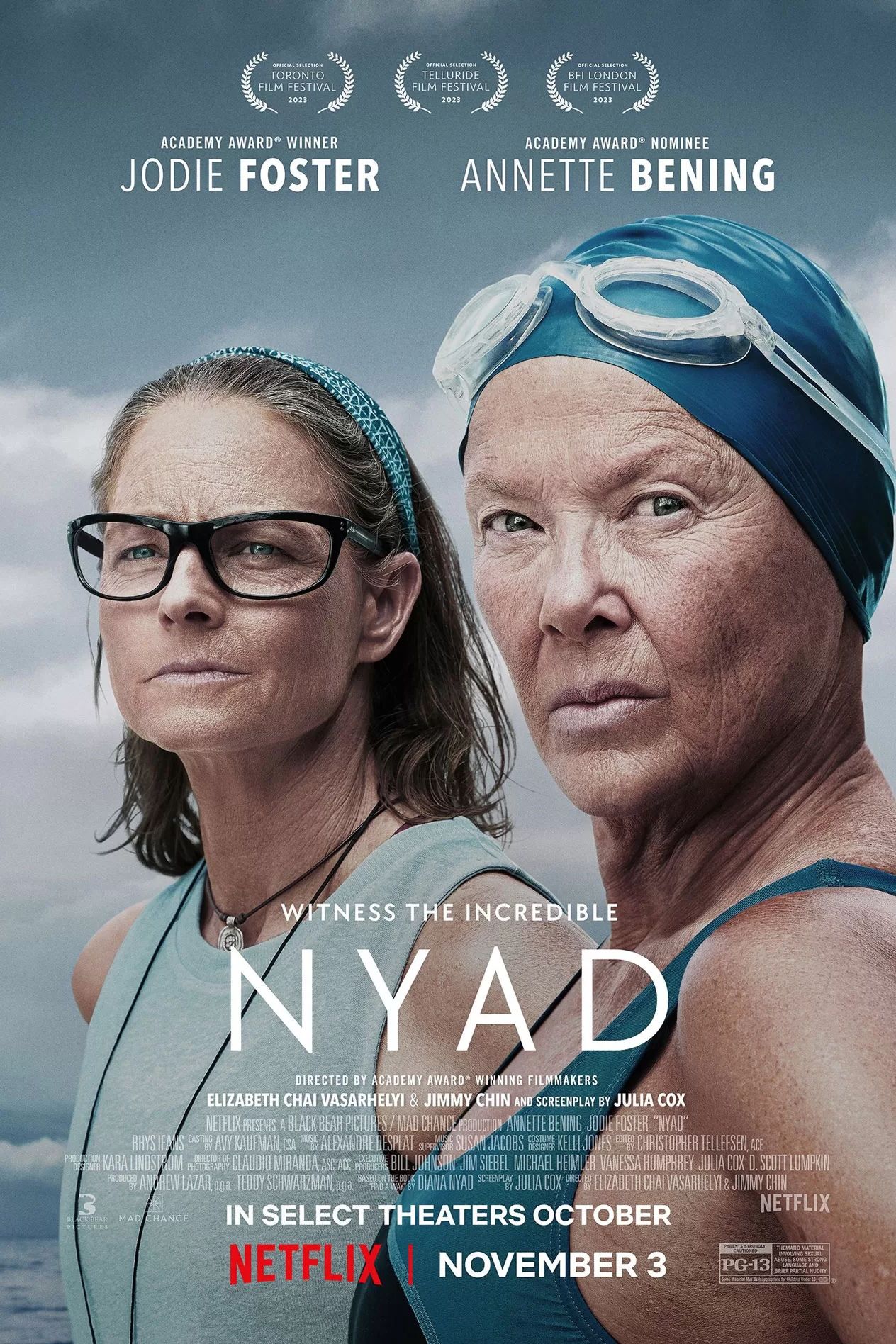 Pôster do filme Nyad 2023 Netflix