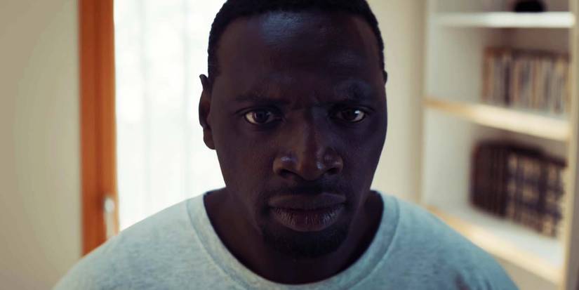 Assane looks on dramatically in Lupin