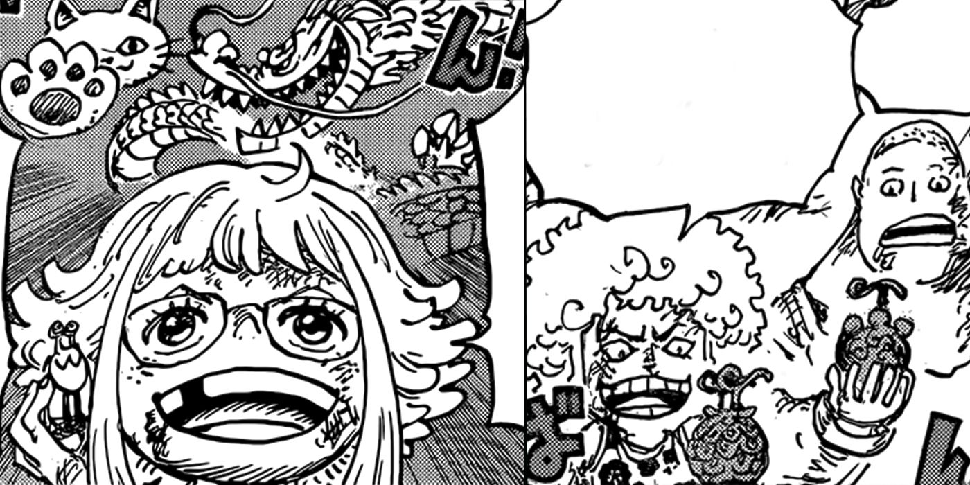 One Piece Ginny falando sobre as Akuma no Mi de God Valley e Kuma e Ivankov com Akuma no Mi