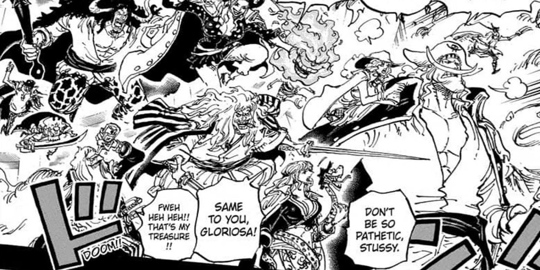 The Rocks Pirates in chapter 1096