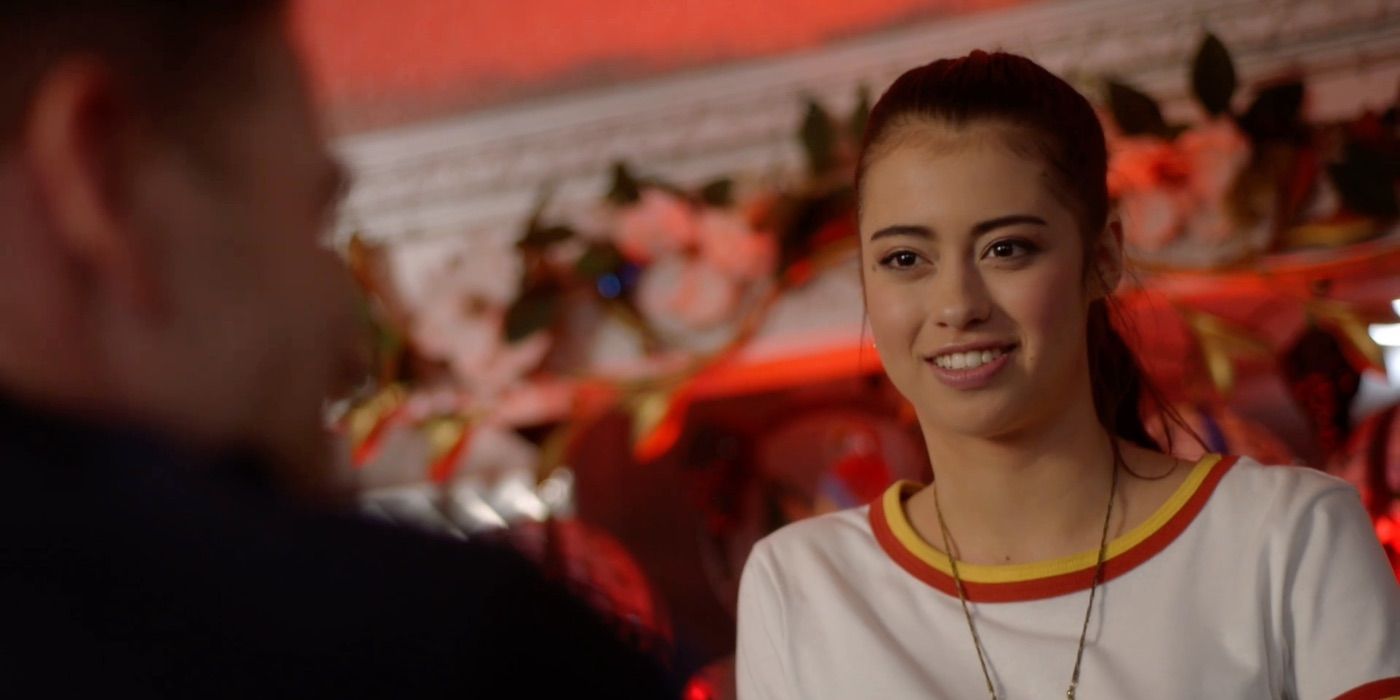 Julie smiles in Only Mine