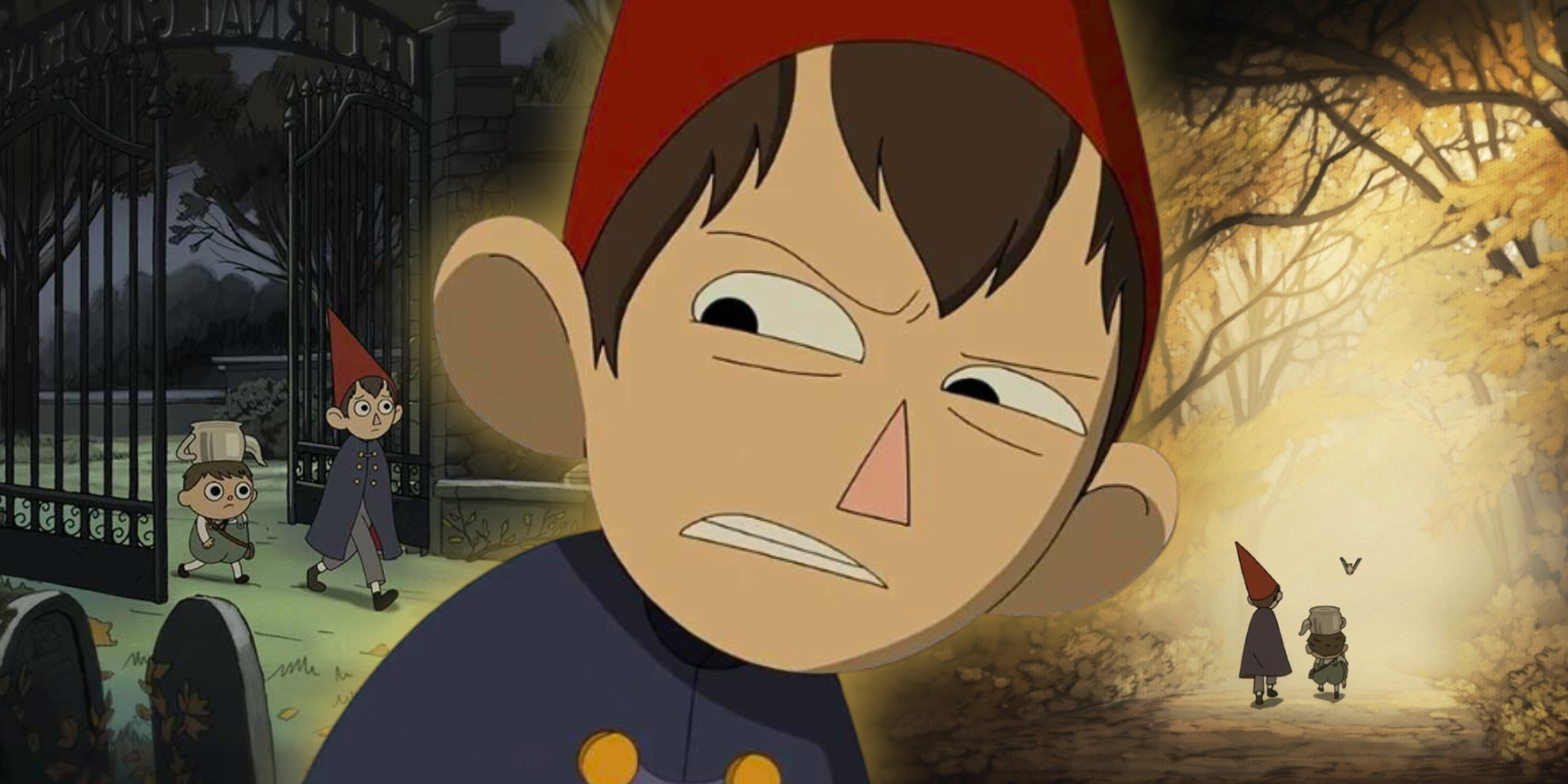 over the garden wall collage with Wirt