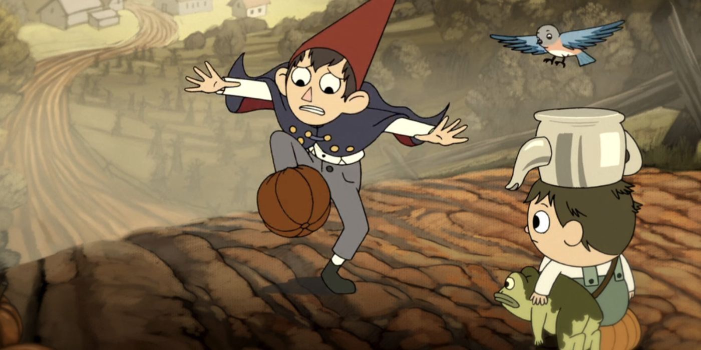 Over the Garden Wall Pottsfield episode with Wirt, Greg and Beatrice