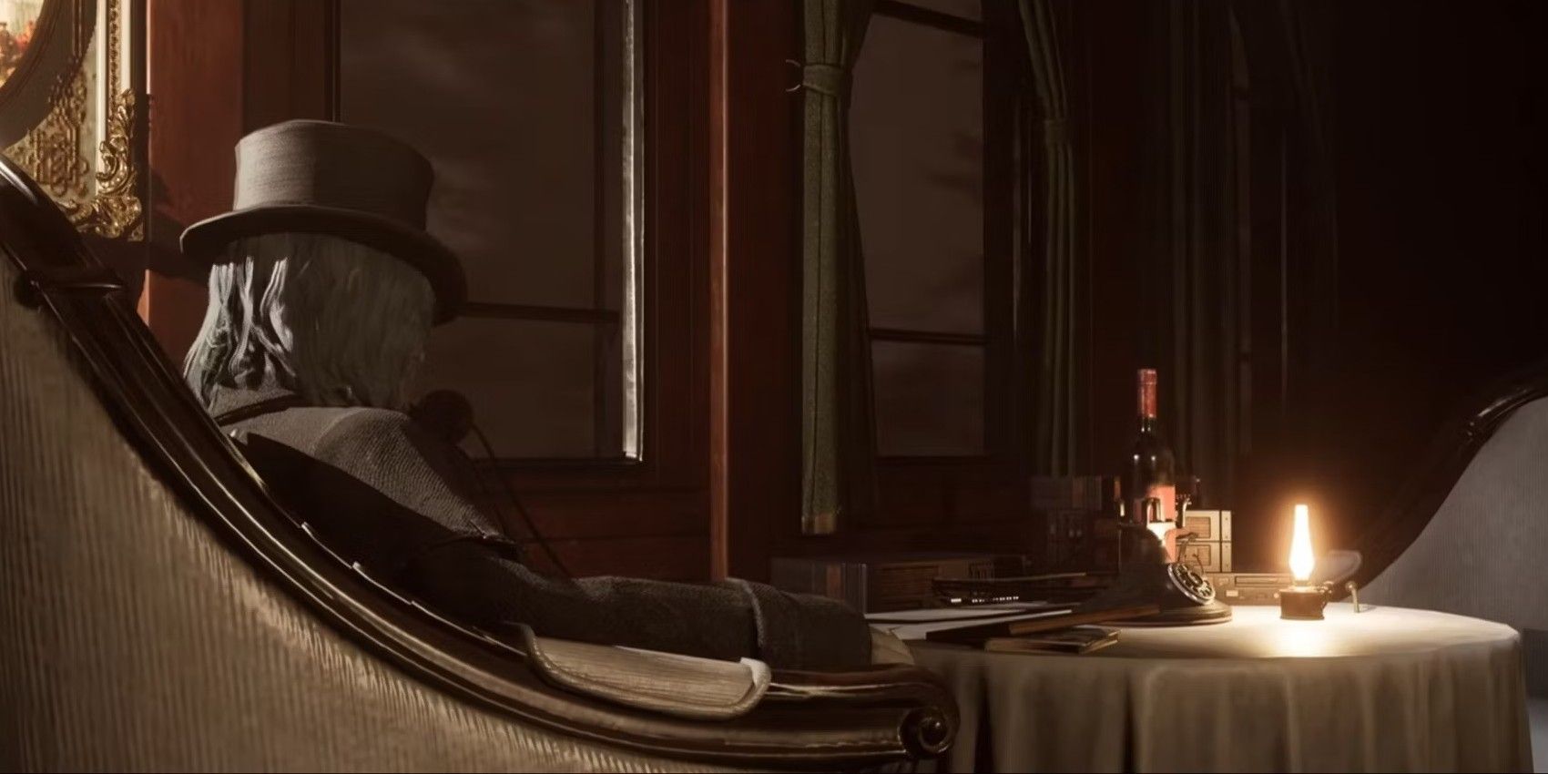 Paracelsus sitting in a chair in Lies of P