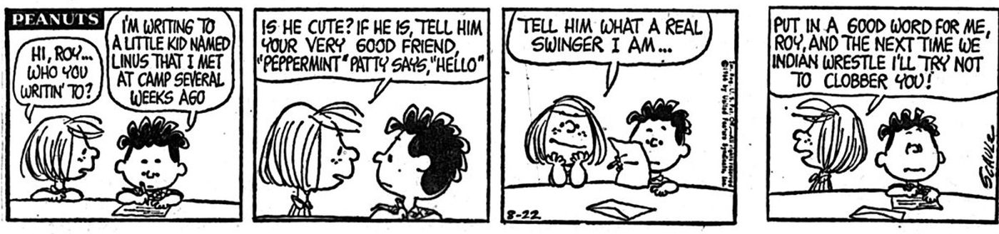 Peppermint Patty's First Appearance in Peanuts