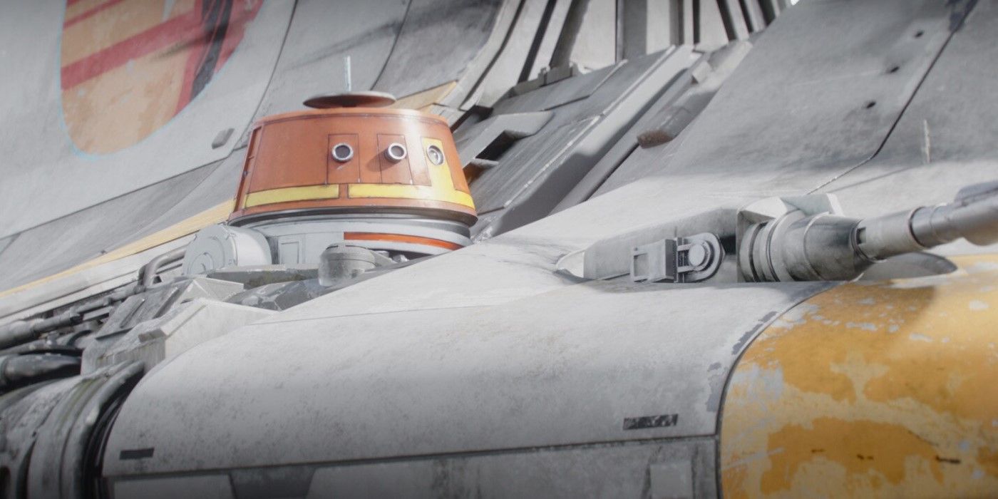 Chopper in the Phantom II in Ahsoka.