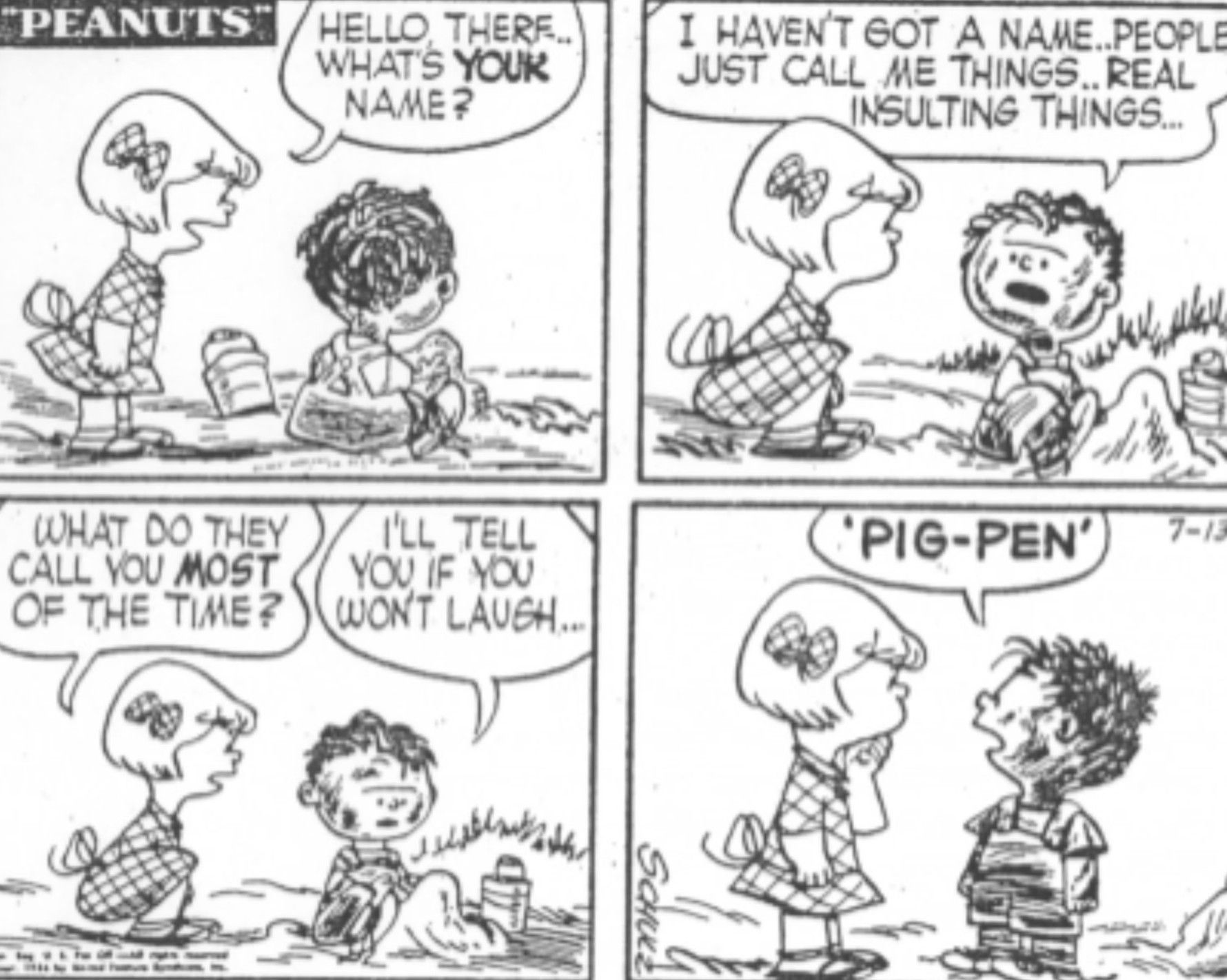 pigpen first appearance