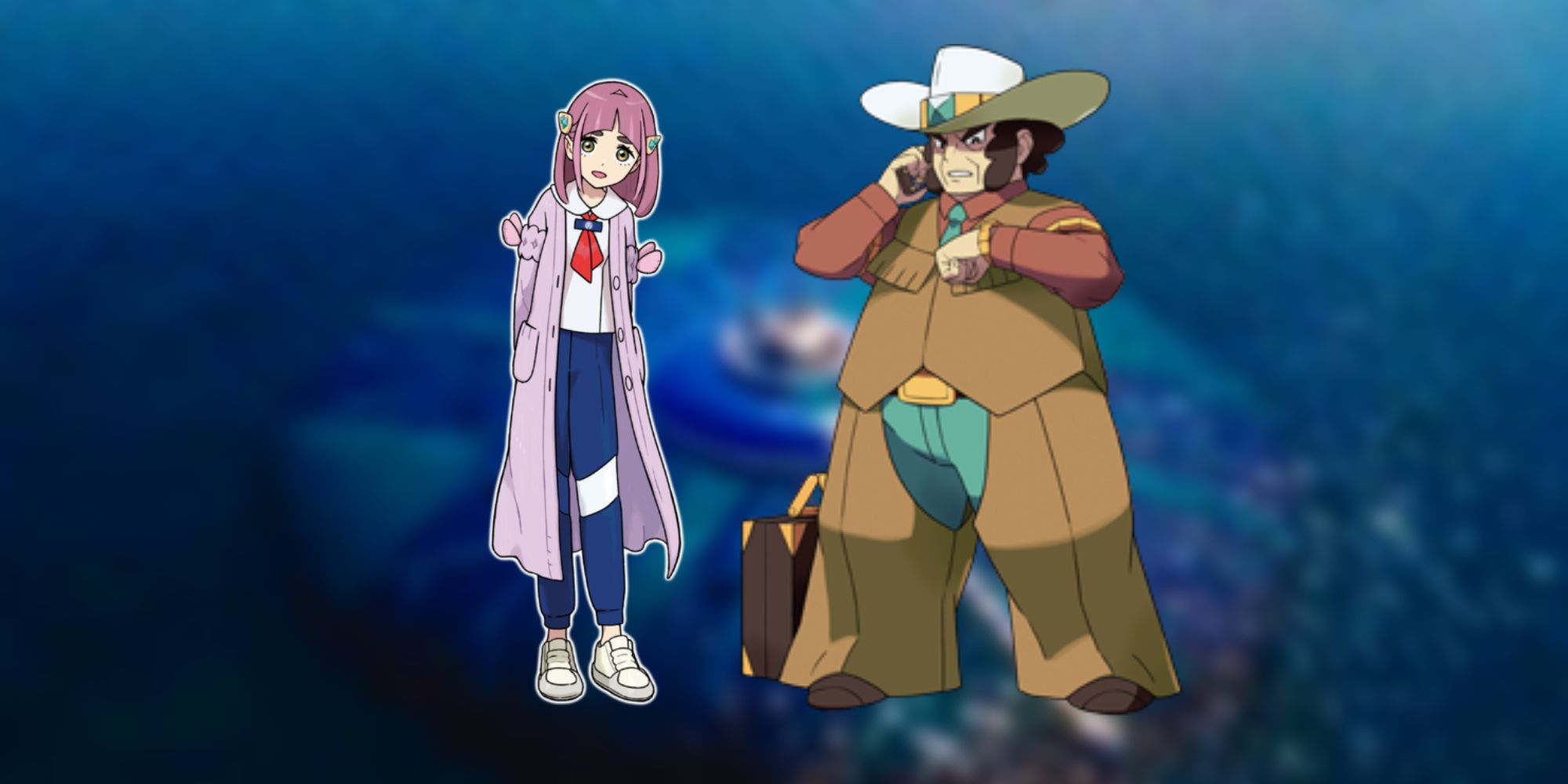 Lacey and Clay next to each other.