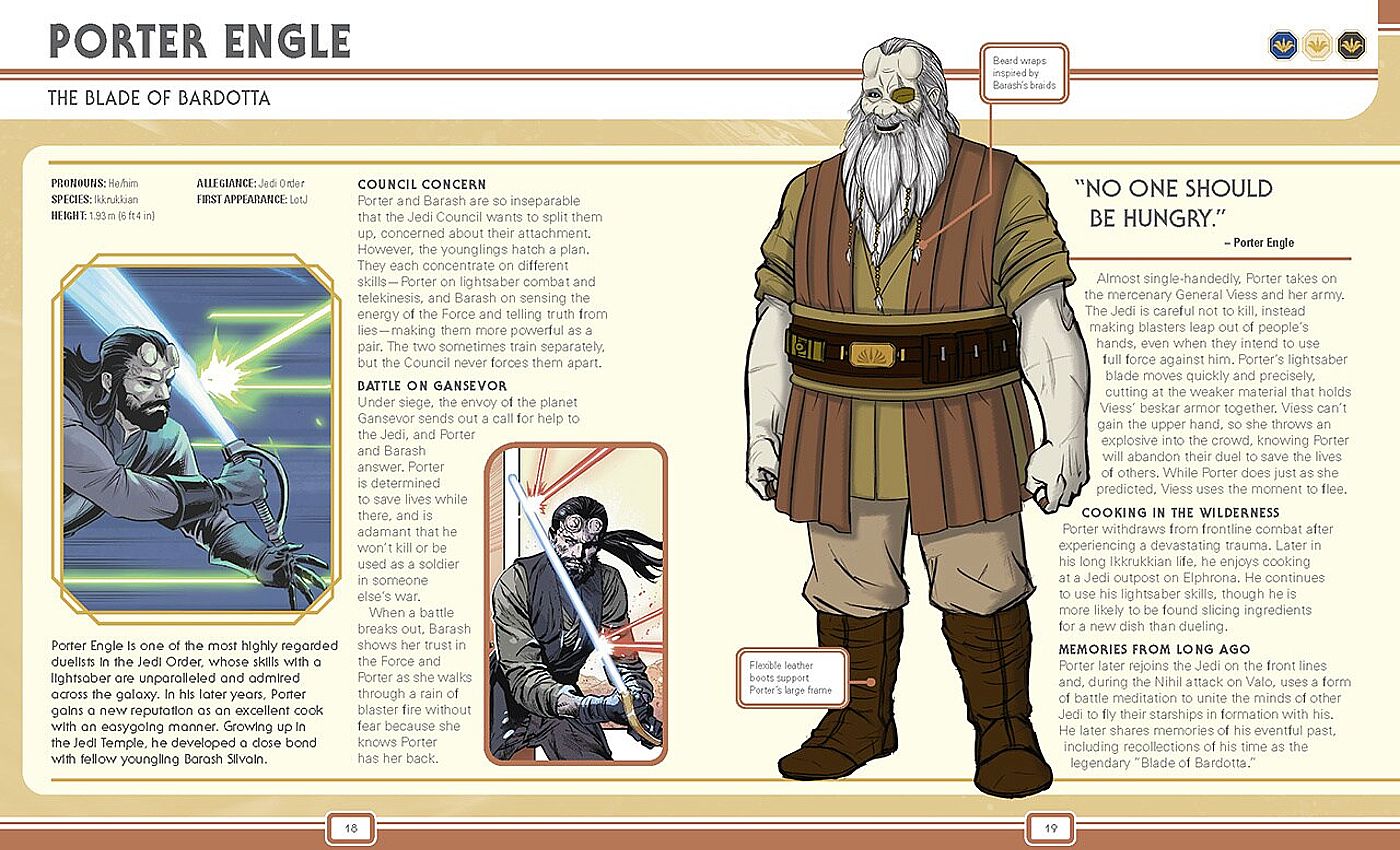 Porter Engle&rsquo;s character biography from the Star Wars: The High Republic novels