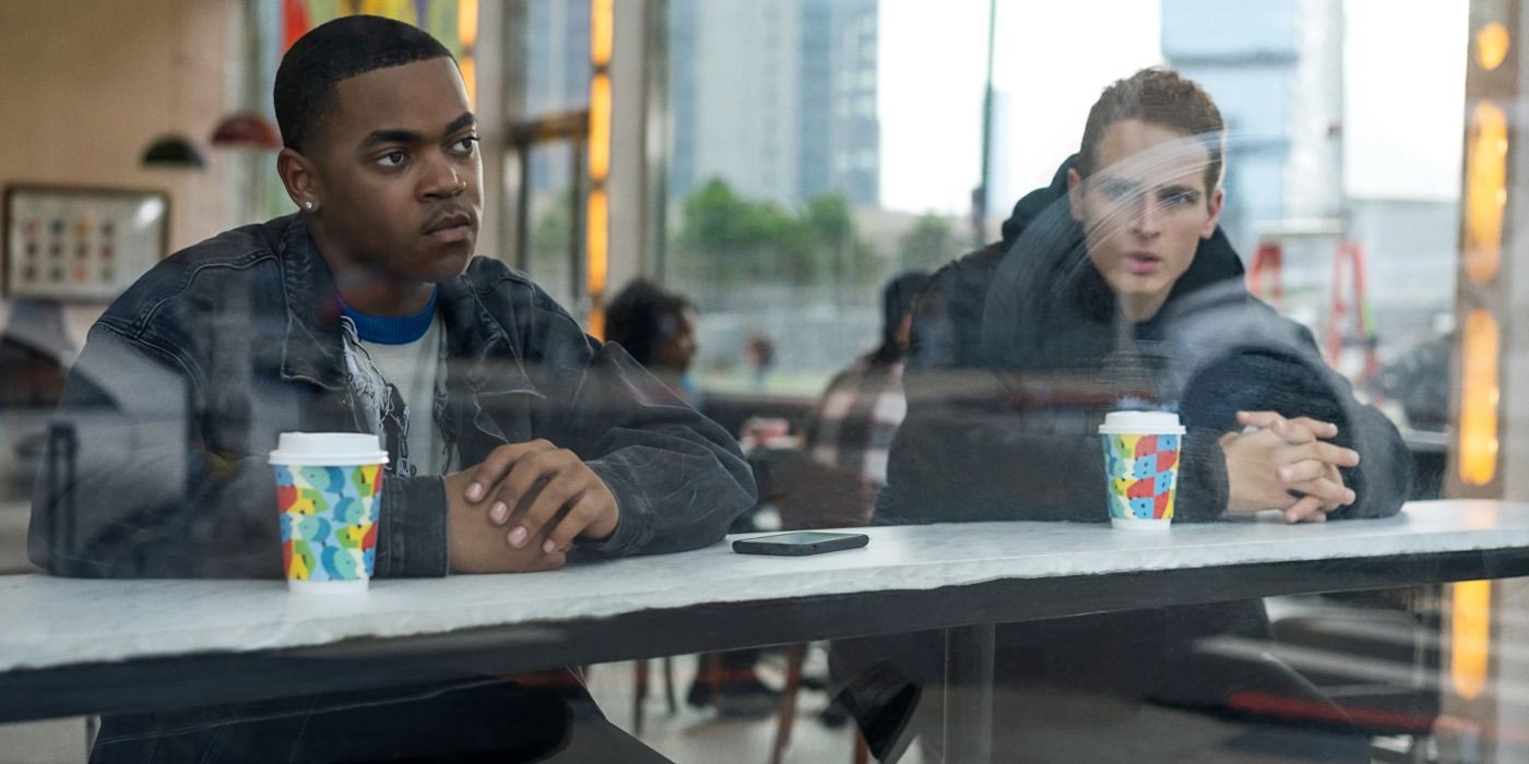 Tommy and Tariq talk in a diner in Power Book II Ghost