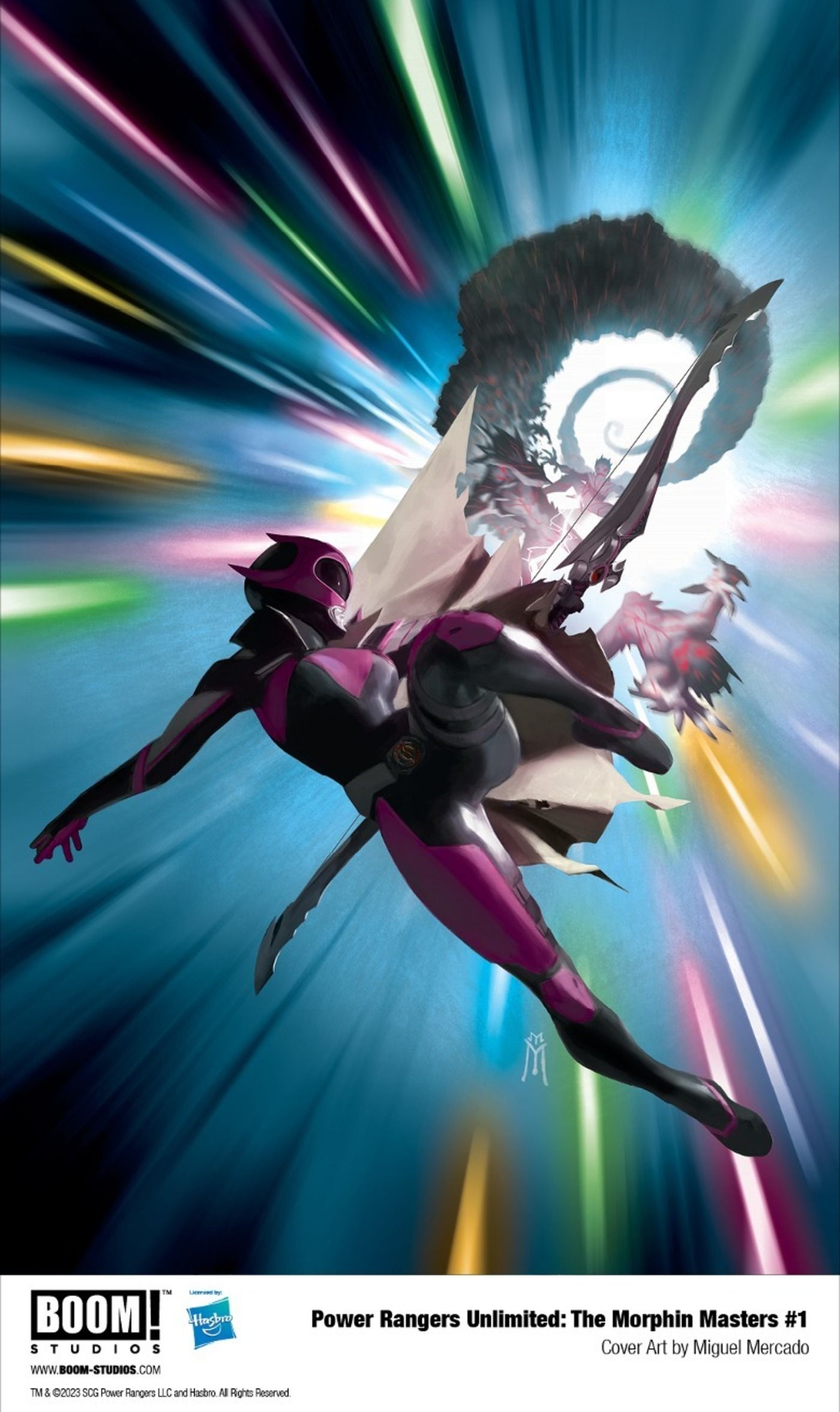 Power Rangers Unlimited: The Morphin' Masters #1, capa de Miguel Mercado