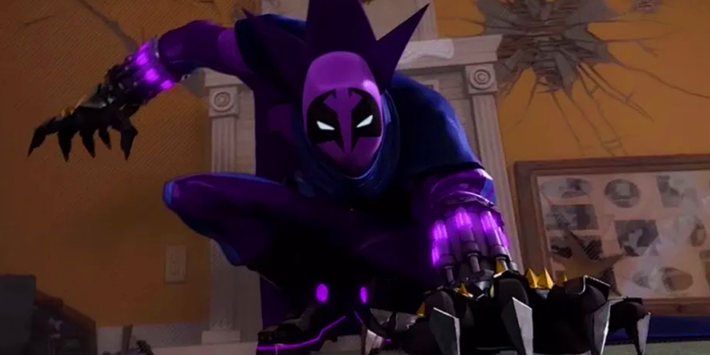 Prowler in Spider-Man Into the Spider-Verse