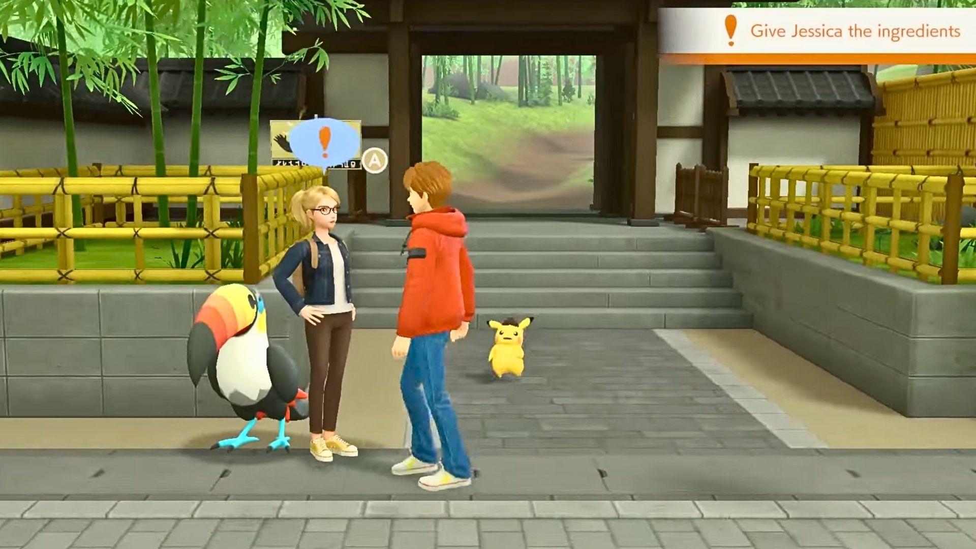 Quiz Professor location in Bamboo Borough in Detective Pikachu Returns