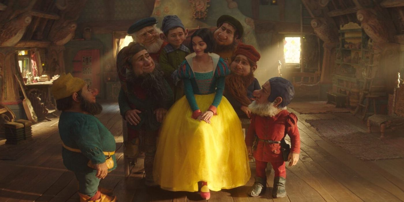 Rachel Zegler as Snow White with the Seven Dwarfs