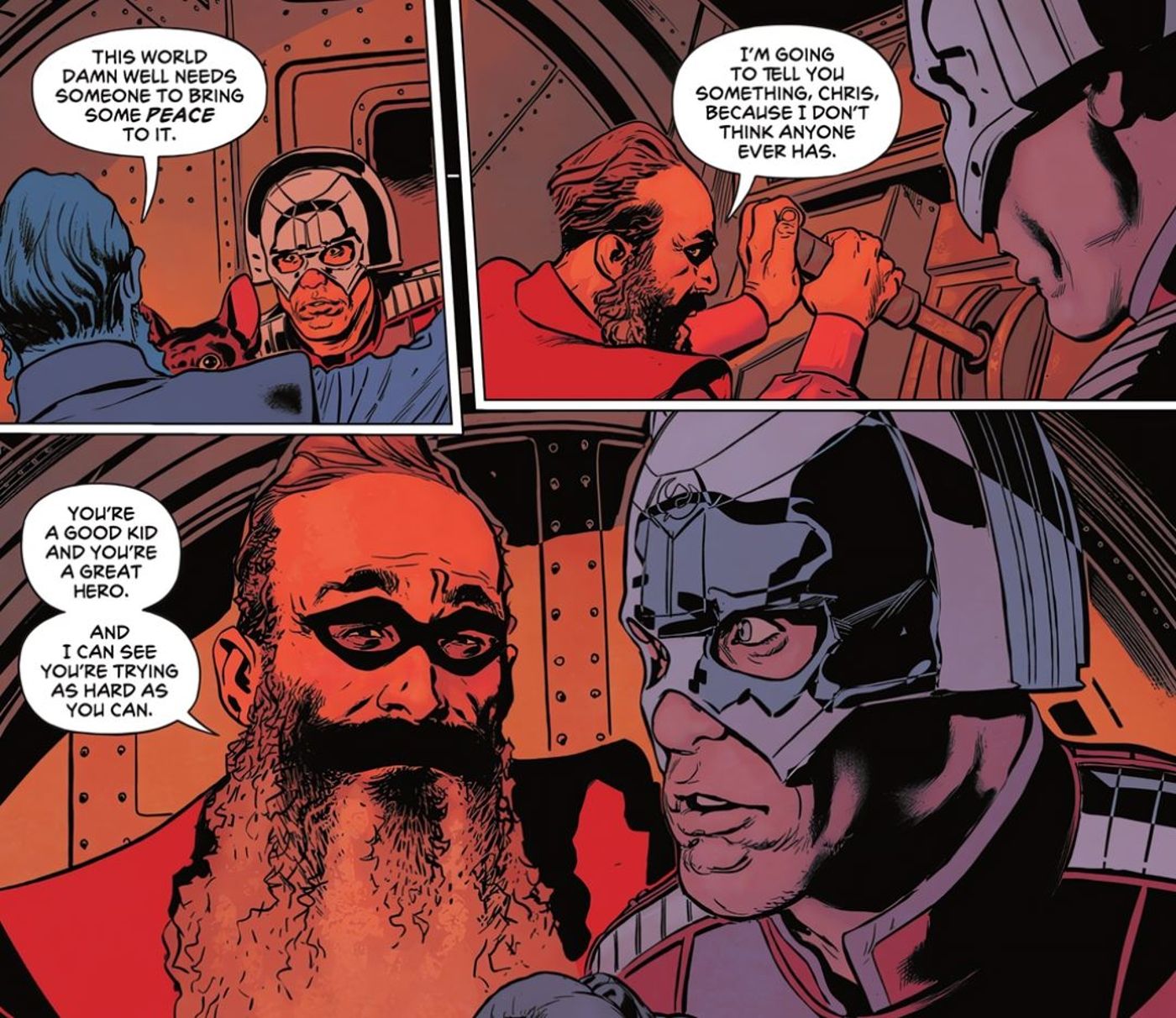 Red Bee Believes Peacemaker Can be a Hero DC