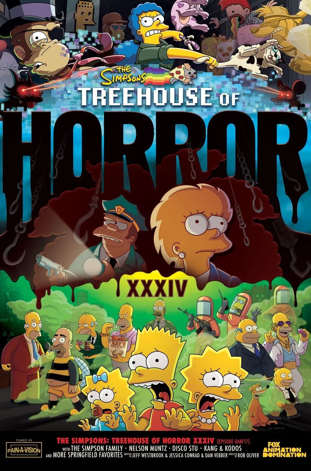 Simpsons Treehouse Of Horror 34 Poster Teases A Beloved Character's