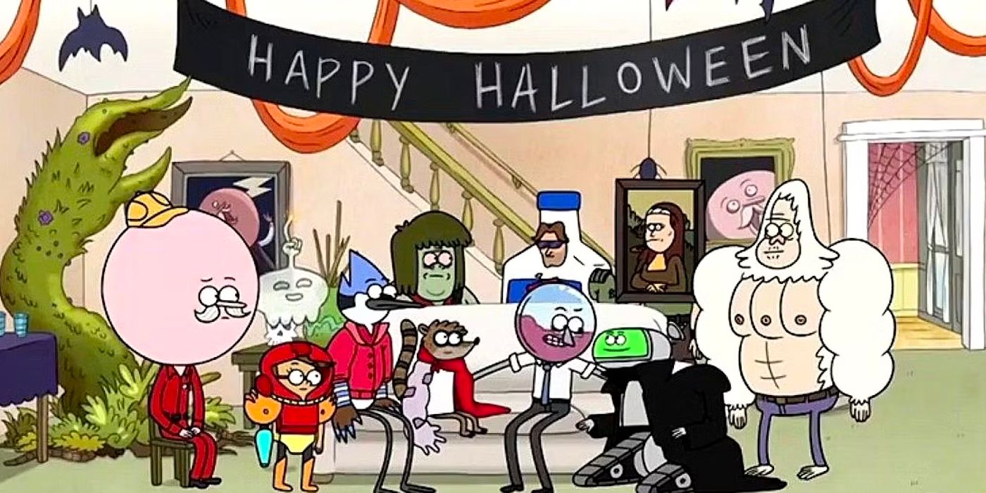 Halloween party in Regular Show Terror Tales of the Park 6