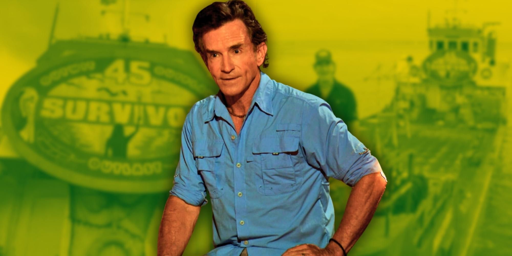 Image of Survivor promo with jeff probst 