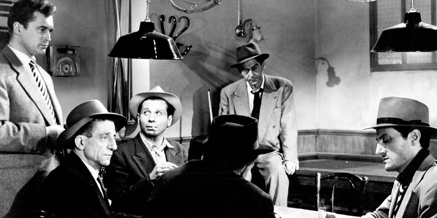 The heist crew comes together in Rififi.
