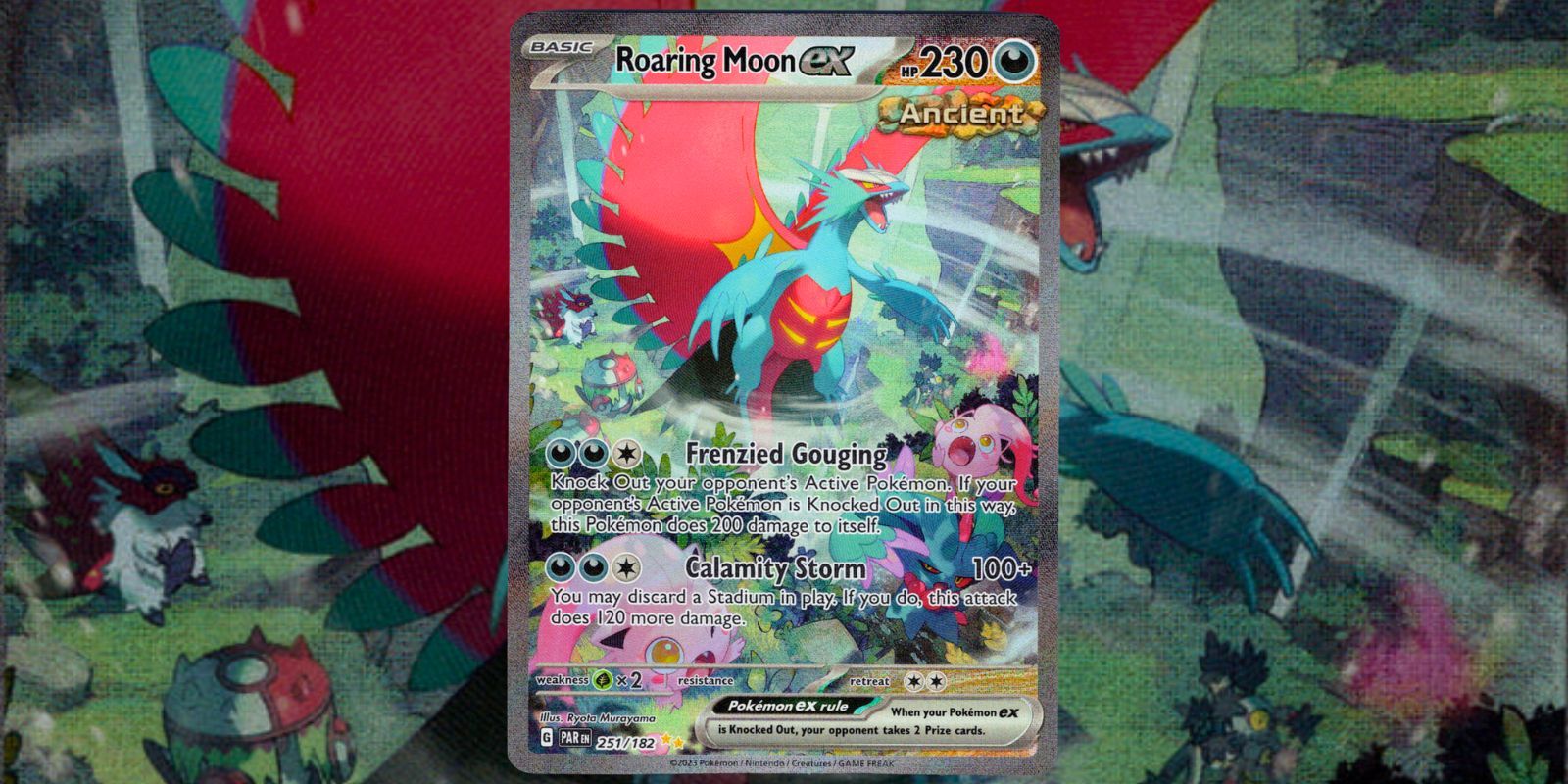 Roaring Moon ex Pokemon TCG Paradox Rift Card 251