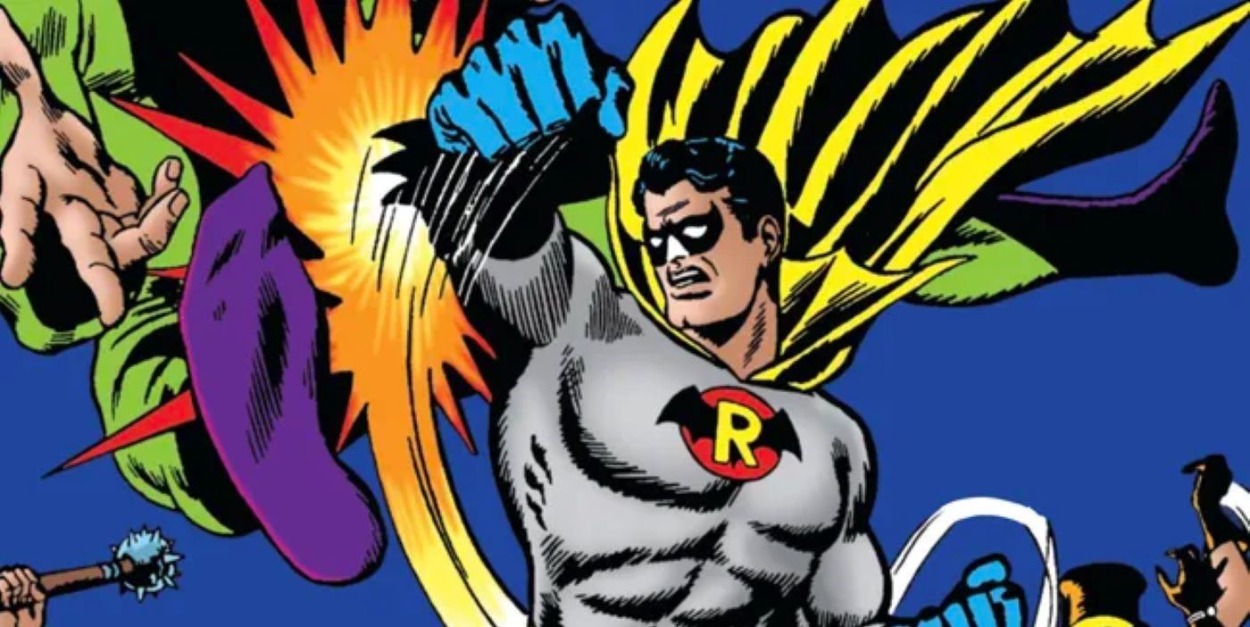 Featured Image: Earth-Two Dick Grayson knocking out an enemy