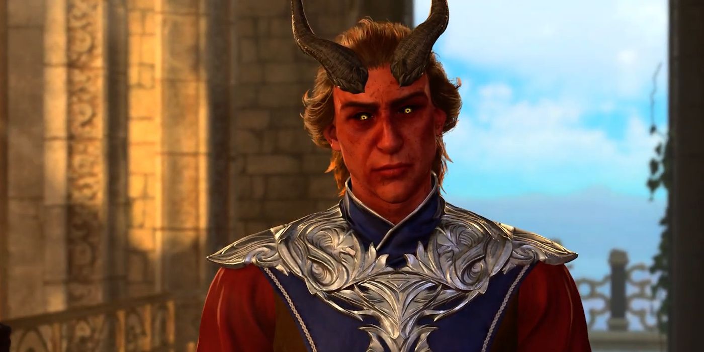 Rolan looks thoughtful after a fight in Act Three of Baldur's Gate 3