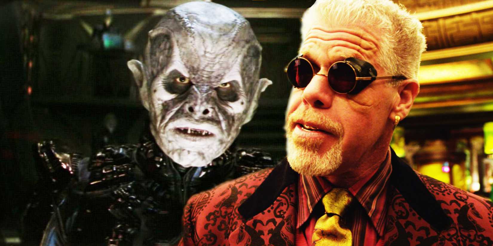 Ron Perlman as the Viceroy in Star Trek: Nemesis and Ron Perlman in Pacific Rim