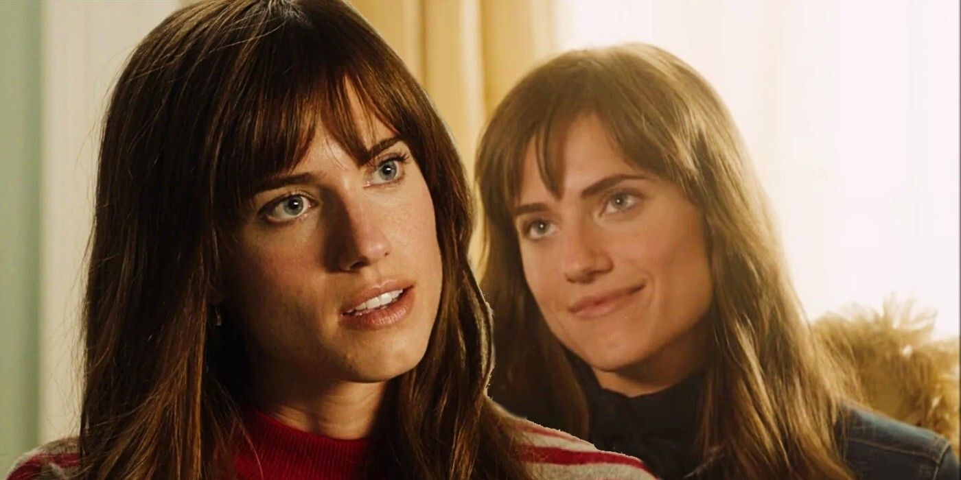 A side-by-side image of Allison Williams as Rose in Get Out