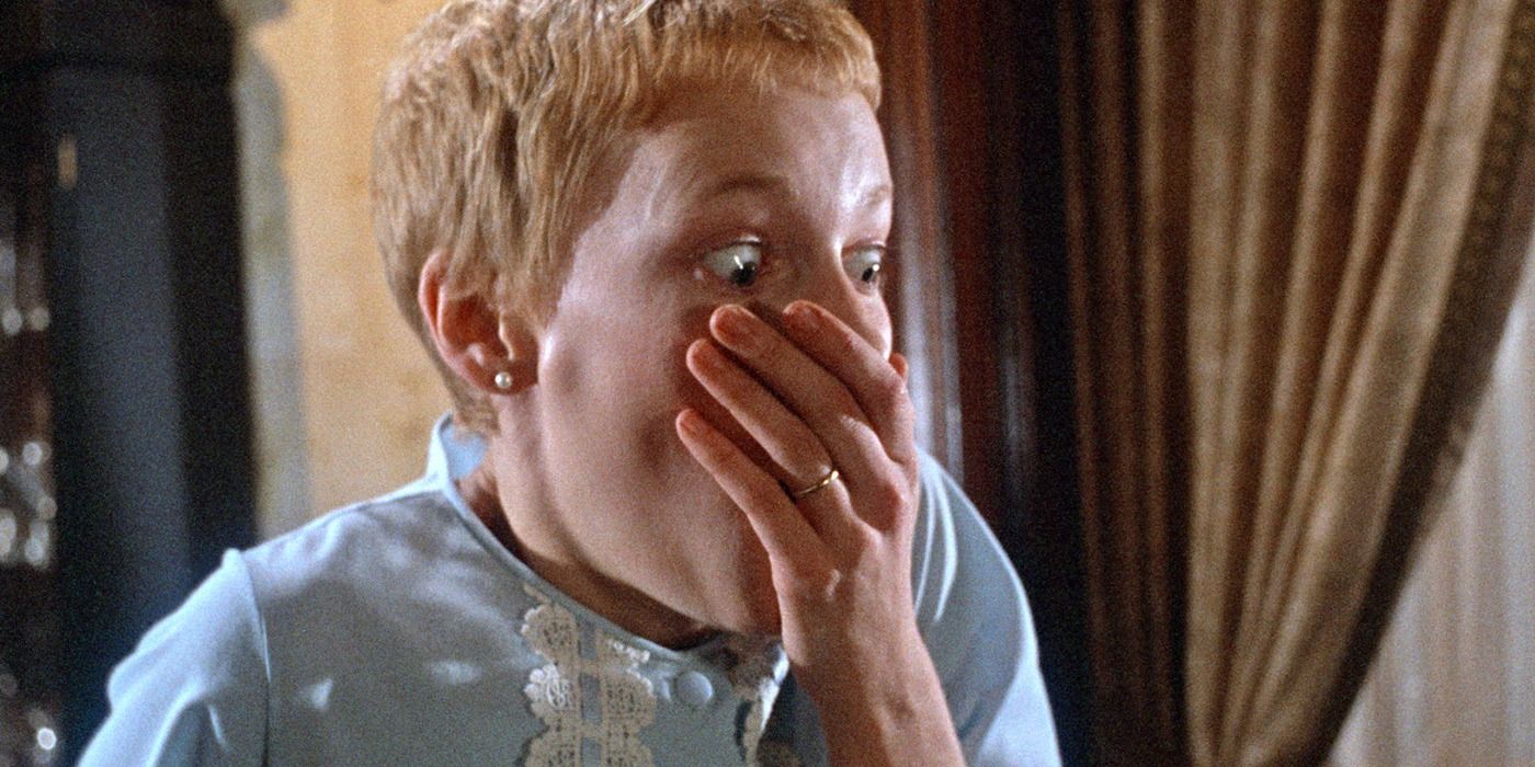 Rosemary sees her baby for the first time in Rosemary's Baby