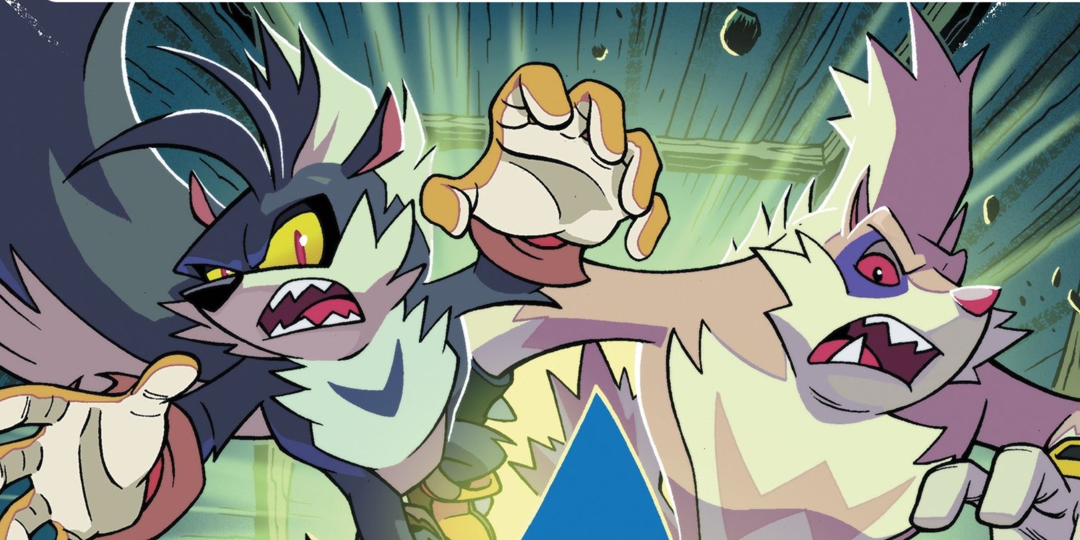 Rough and Tumble ataca Sonic e Amy