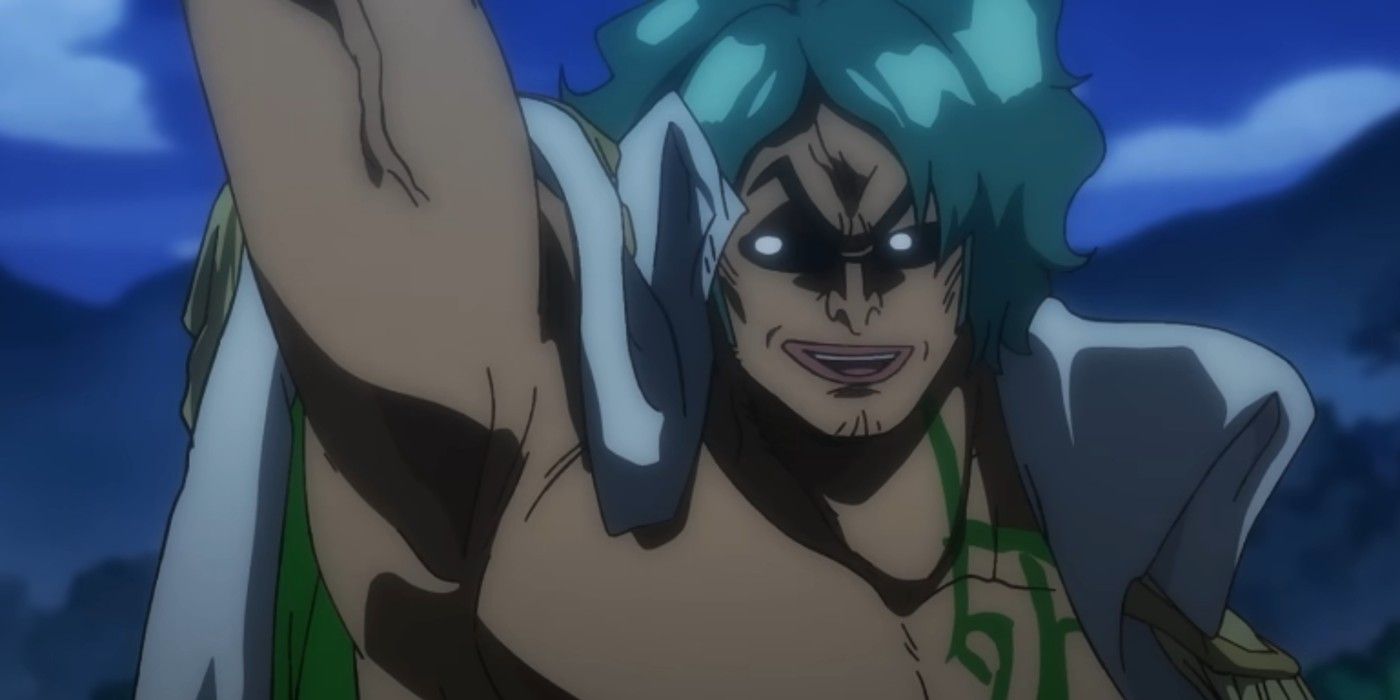 Ryokugyu poses in One Piece