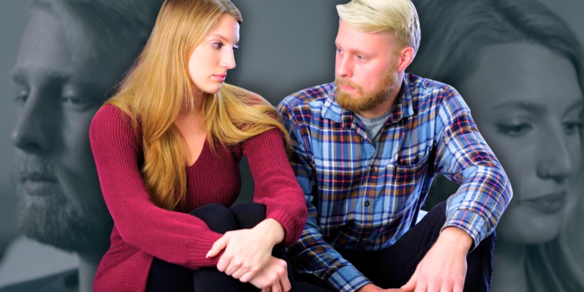 Montage of Welcome To Plathville&rsquo;s Olivia and Ethan Plath looking sad