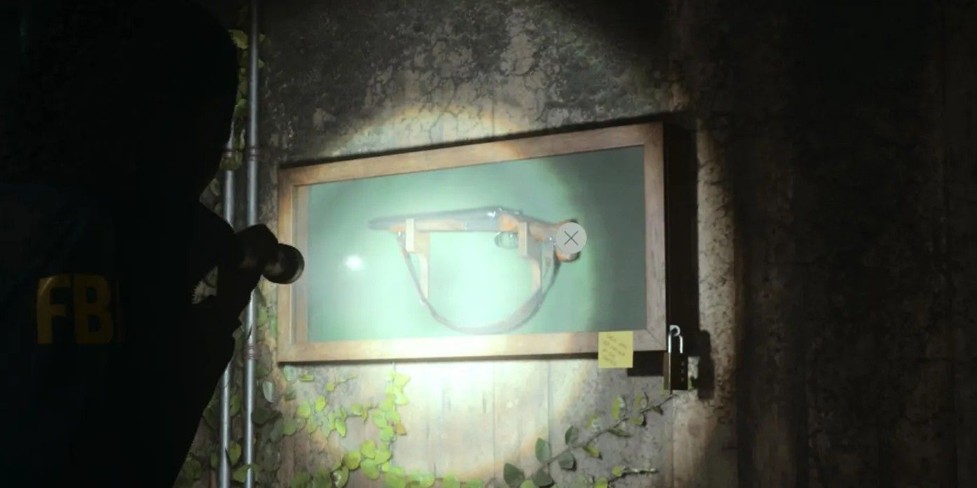 Sawed-Off Shotgun in its case Alan Wake 2