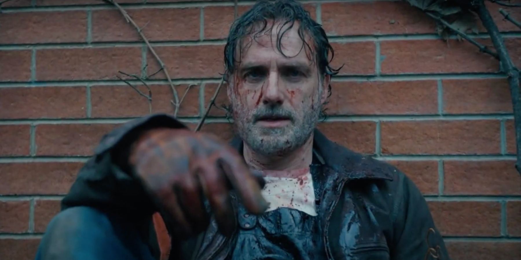 Rick Grimes bloody in The Walking Dead The Ones Who Live