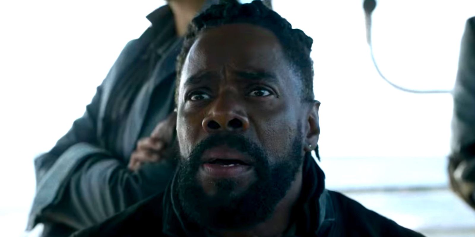 Victor Strand looking worried in Fear the Walking Dead season 8