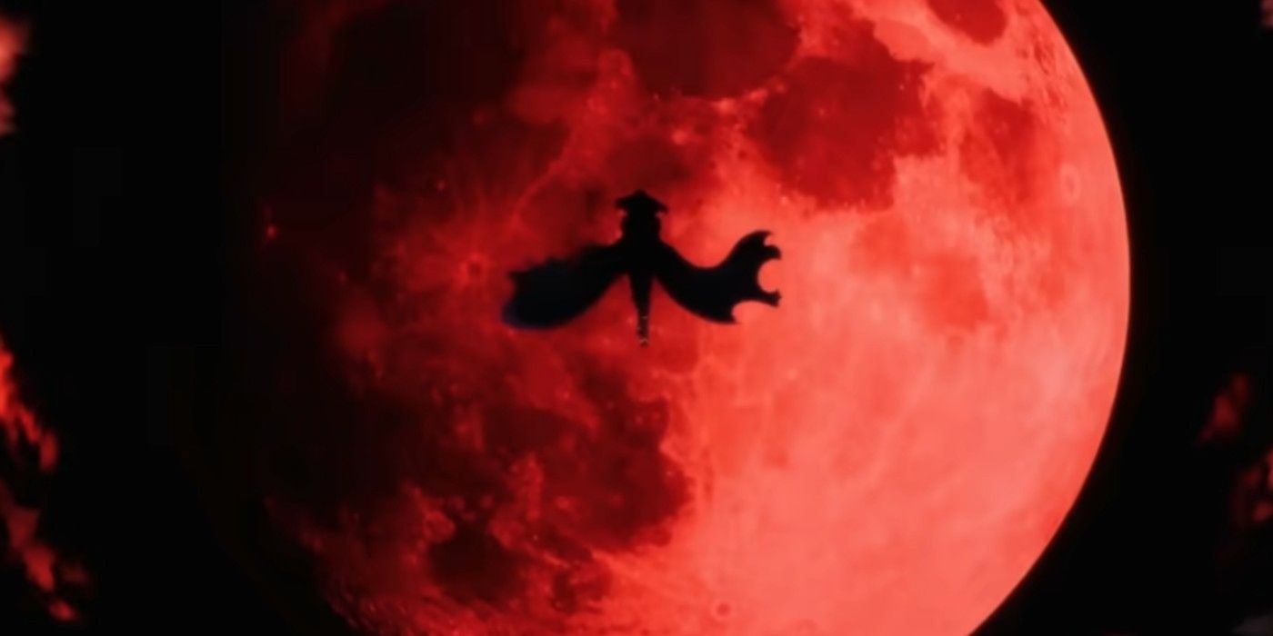 Shadow in front of the moon in The Eminence in Shadow