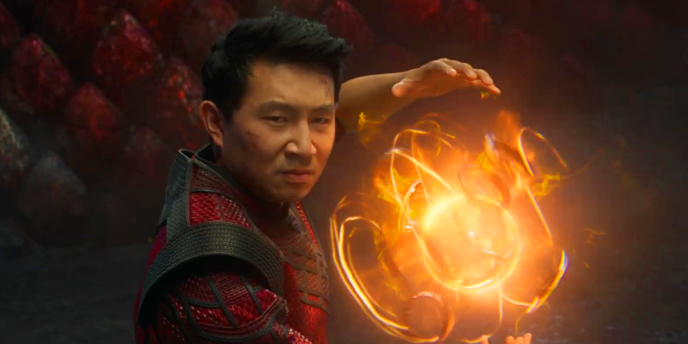 Shang-Chi with the Ten Rings in Shang-Chi and the Legend of the Ten Rings