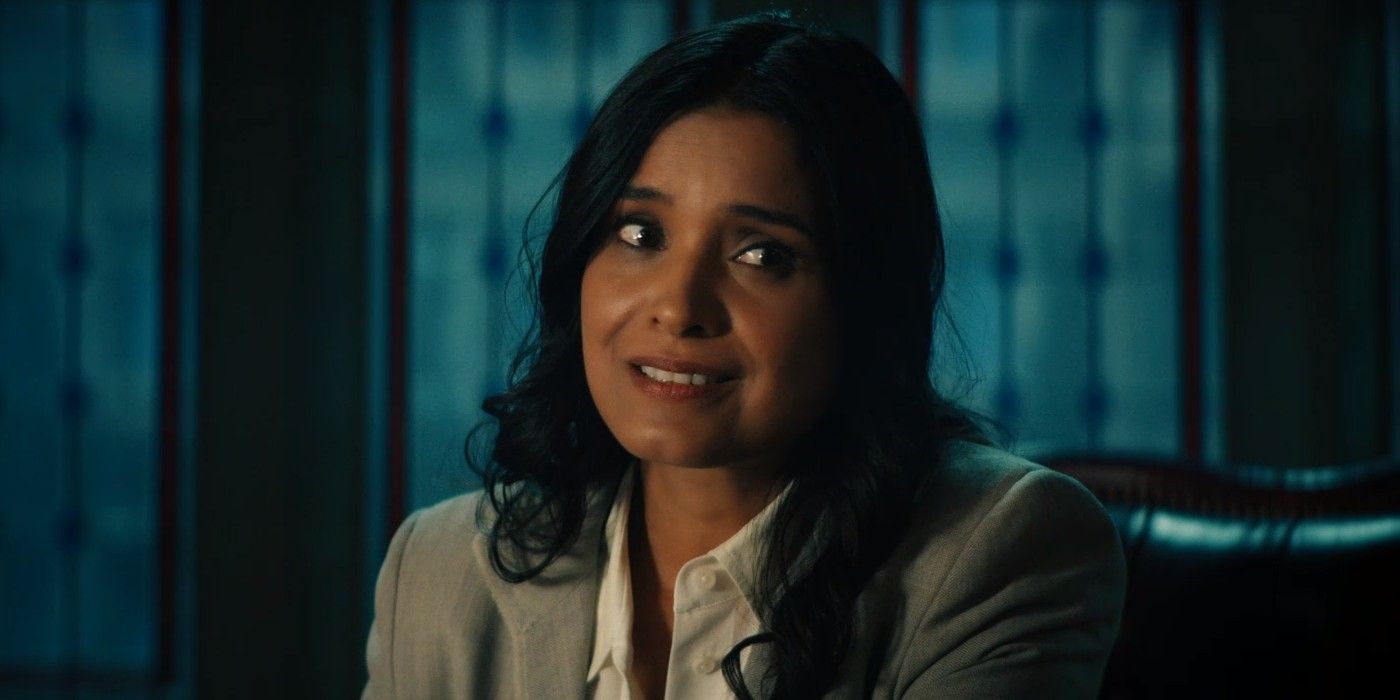 Shelley Conn as Shetty in Gen V episode 6