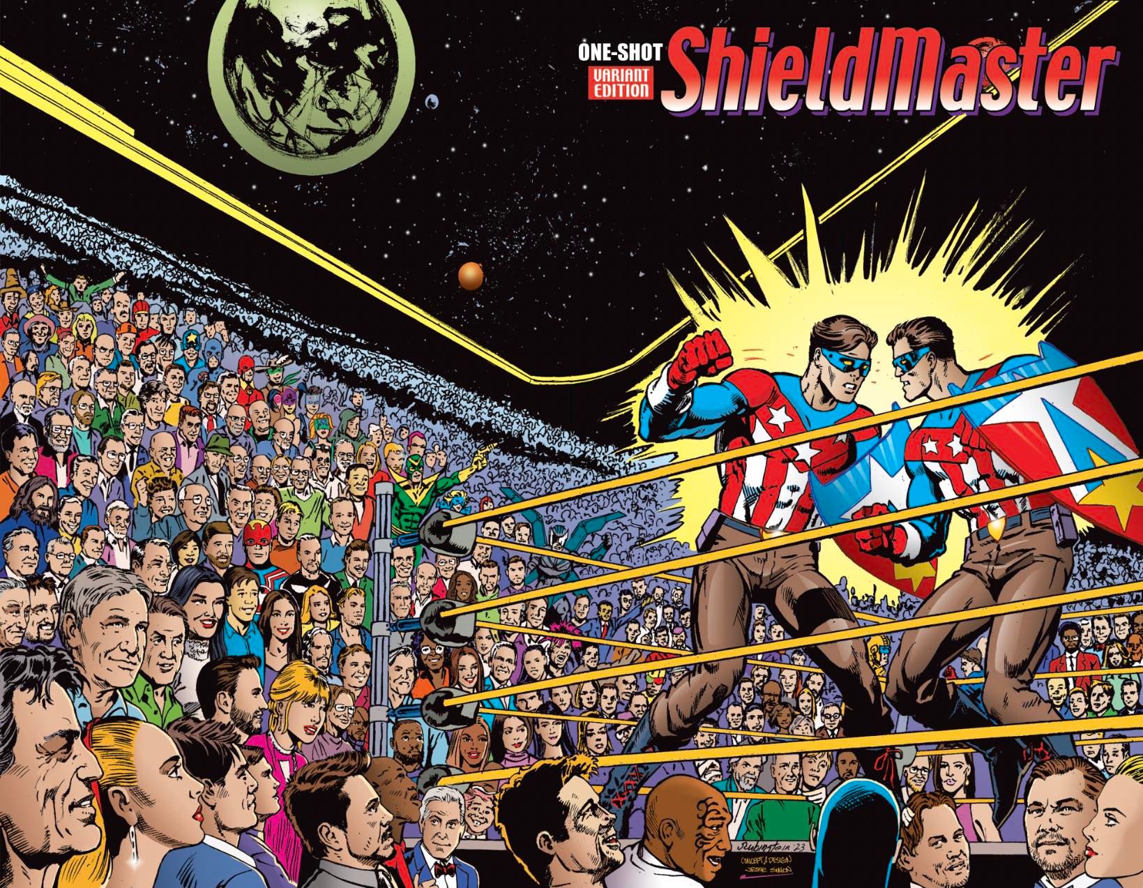 ShieldMaster. Blast to the Past Preview Cover Rubenstein