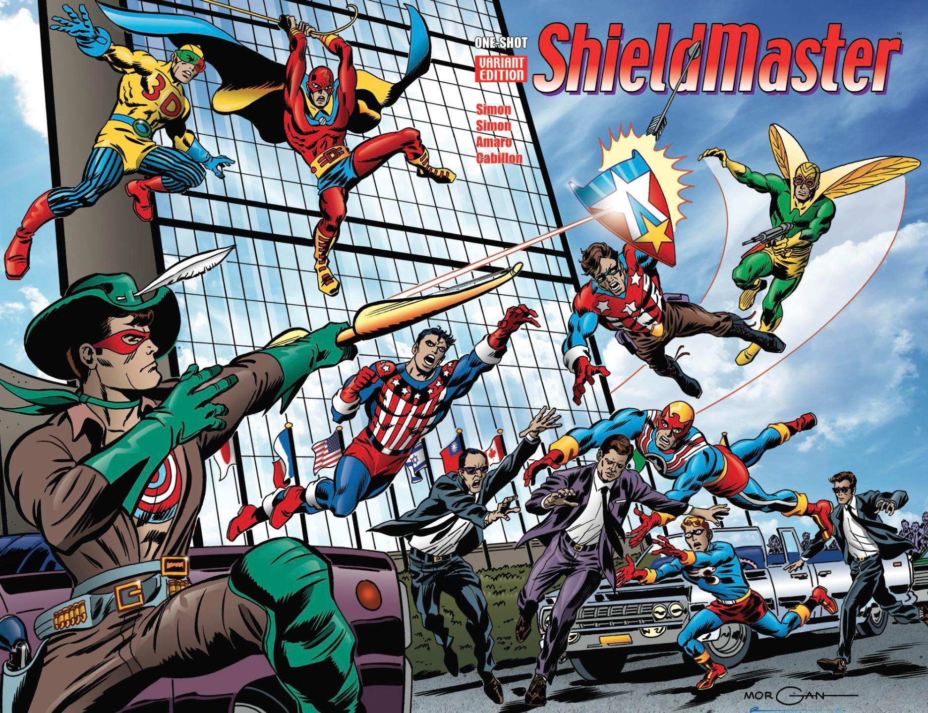ShieldMaster Blast to the Past Preview Cover Tom Morgan