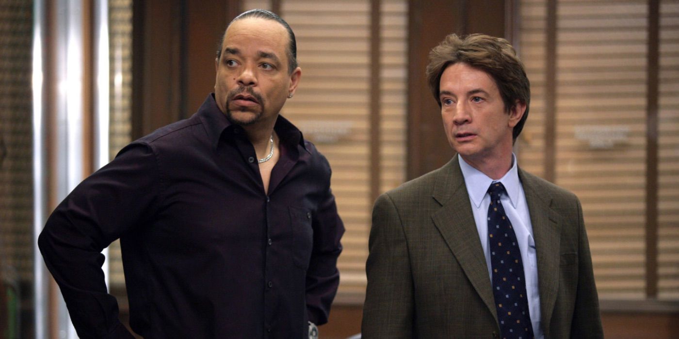 Martin Short with Ice-T in Law and Order: SVU