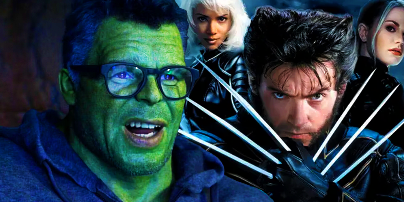 Smart Hulk in the MCU with Storm, Wolverine, and Rogue in X-Men